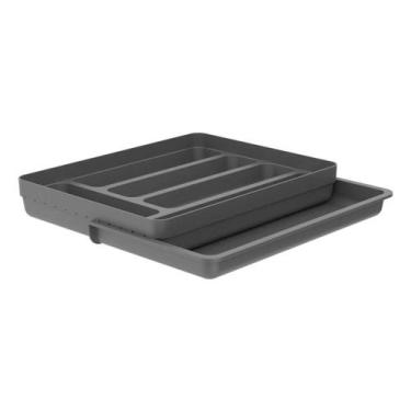 Imagem de Organizador de Talheres com Extensor Logic OL650 - Ou, Preto