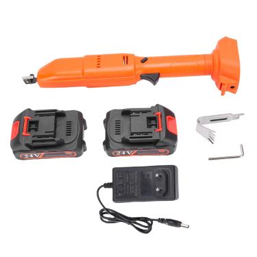 Imagem de Enxada de escavação elétrica sem fio poderosa ferramenta portátil de jardim para capina, escavação de solo, afrouxamento de bonsai, cuidados com o gramado ABS Aço manganês 1540g 2 (Plugue UE)