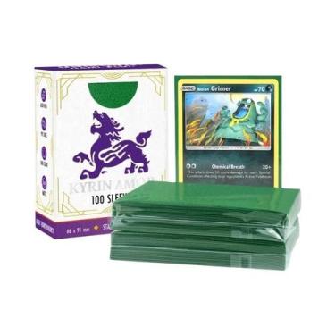 Imagem de Capas De Cartas Premium De Tamanho Padrão Para Pokémon TCG MTG E Carta