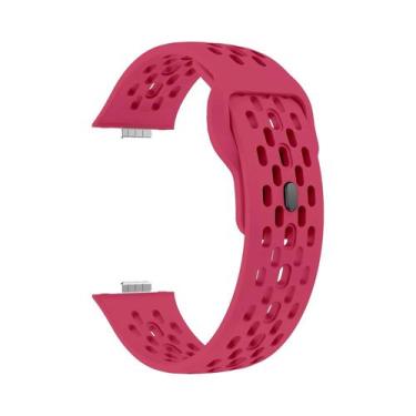 Imagem de Pulseira De Silicone Respirável Para Huawei Watch Fit 4 3 4 Pro, Pulse