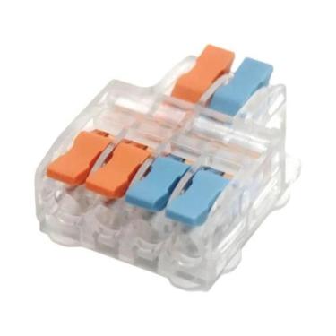 Imagem de Conectores Rápidos Mini Para Fiação 10-50 PCS, Bloco Terminal Elétrico