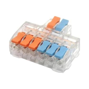 Imagem de Conectores Rápidos Mini Para Fiação 10-50 PCS, Bloco Terminal Elétrico