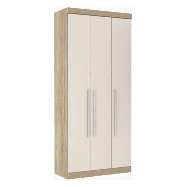 Imagem de Guarda Roupa 101,5 Cm 3 Portas 2 Gavetas Internas Master Luciane Móveis