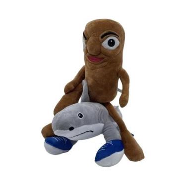 Imagem de Brinquedo De Pelúcia Kawaii Anime Tung Tung Sahur, Figura De Tubarão F