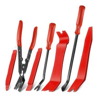 Imagem de ANIS·KEAAR Kit de ferramentas de remoção de acabamento automático de 7 peças – Ferramentas de plástico e alicate de clipe de rebite, ferramentas de reparo automotivo para painel de porta, painel