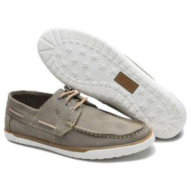 Imagem de Sapato Masculino Docksider Sapatênis em Couro Tamanho Especial  - Clac