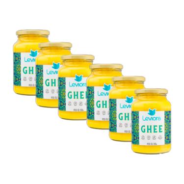 Imagem de Kit 6X: Manteiga Ghee Tradicional Sem Lactose Leviora 500g