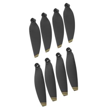 Imagem de Dpofirs Hélices Leves para Mavic Mini - Lâmina de Drone de Alta Resistência Com Voo Suave e Impulso Forte, 8 Peças Em Preto Com Borda Dourada - Substituição Fácil para Operação Conveniente (Borda de