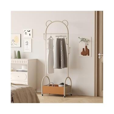 Imagem de Suporte de chapéu para quarto, cabideiro, móvel, para uso doméstico, cesto de roupas sujas, cabideiro, de alta qualidade, para casa, salão, árvore, (chá de leite)