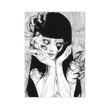 Imagem de Pôsteres De Lona De Anime De Terror E Thriller Junji Ito, Arte De Pare