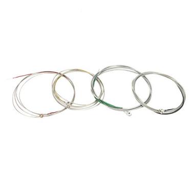 Imagem de CUOFYUNL 4 unidades de cordas de baixo em liga de aço inoxidável acessórios para instrumentos musicais BD600