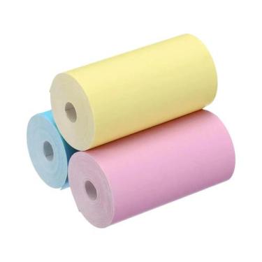 Imagem de Papel Térmico Para Câmera Infantil 3, 5, 10 Rolos Mini Impressora Bran