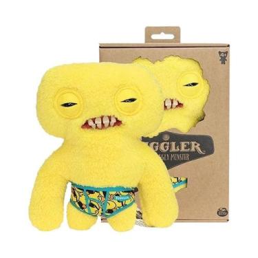 Imagem de Brinquedo De Pelúcia Monstro De Dentes Feios E Olhos Grandes, Bonecos 