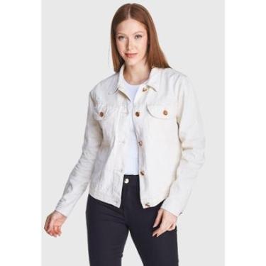 Imagem de Jaqueta Feminina HNO Jeans Tradicional Off White-Feminino