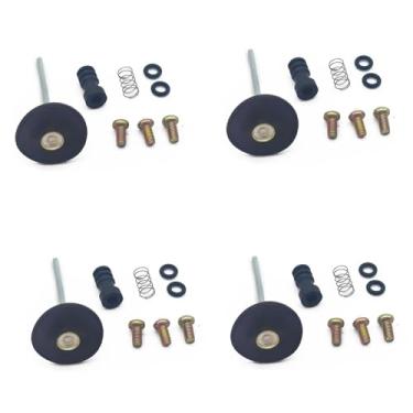 Imagem de Kit de reparo de carburador válvulas de corte de ar de diafragma bomba de membrana de recuperação para Yamaha YP250 VP300 VP majesty 125 180 250 (Cor: 1 conjunto) (4 conjuntos)
