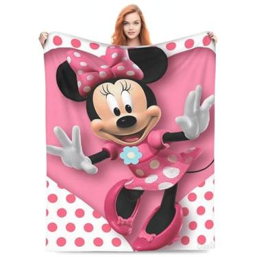 Imagem de Cobertor fofo 152 x 127 cm, cobertor de presente para mulheres e homens, cobertores de flanela macios e felpudos para sofá, viagem