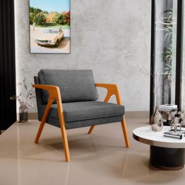 Imagem de Poltrona siena design retrô  o toque de estilo que seu ambiente precis