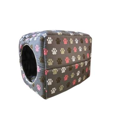 Imagem de Casinha Toca Cama Iglu 2 Em 1 Cachorro Cão E Gato Tam GG Gigante - Lil