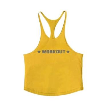 Imagem de Camiseta Sem Mangas Para Musculação Masculina, Top De Fitness Leve Com