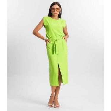 Imagem de Saia Feminina Midi Endless Verde-Feminino