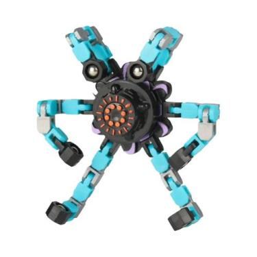 Imagem de Brinquedo Sensorial Transformável Fidget Spinner Para Alívio Do Estres