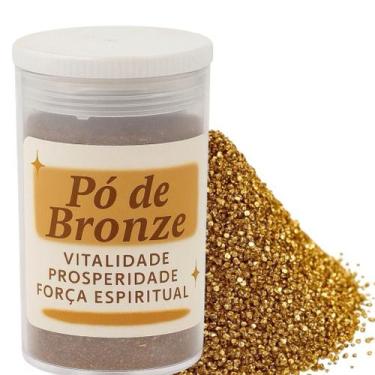 Imagem de Pó de Bronze  Proteção  Firmeza  Uso Ritualístico - Estrela Magia