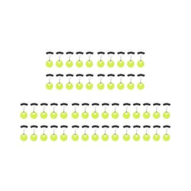 Imagem de Boia De Pesca Oval De Borracha Preta Com Stopper, 10-50 Grupos De Grão