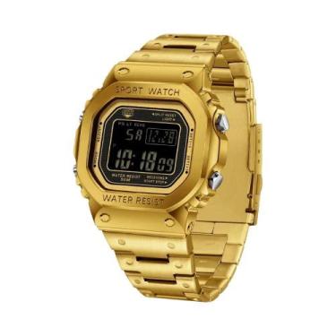 Imagem de Relógio Esportivo Digital À Prova D'água Masculino Com Luz Noturna LED