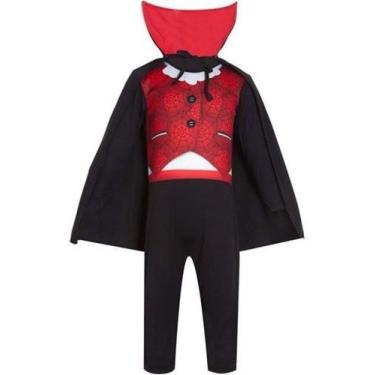 Imagem de Capa Dracula Preta Infantil Vampiro Bruxo Ou Bruxa Fantasia - Lynx