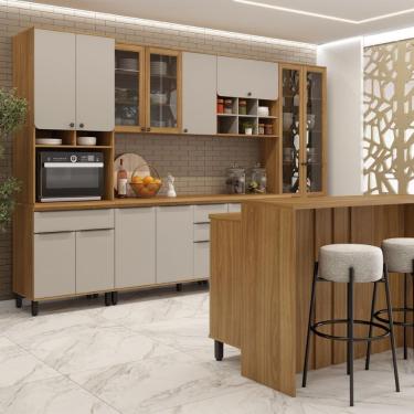 Imagem de Cozinha Completa Com Bancada 14 Ptas 4 Gav Serena Bertolini