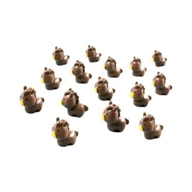 Imagem de Figuras De Animais Em Miniatura 15 Peças Raposa Coelho Elefante Esquil