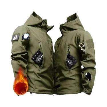 Imagem de Jaqueta Tática De Inverno Para Homens, Impermeável, Para Pesca, Caminh