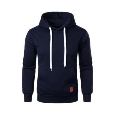 Imagem de Moletom Masculino Leve Com Capuz, Manga Longa, Casual, Para Uso Extern