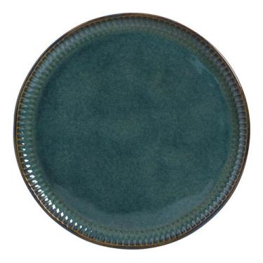 Imagem de Conjunto com 6 Pratos Raso Linhas Oceano Ø27,5cm - Porto Brasil Cerâmi