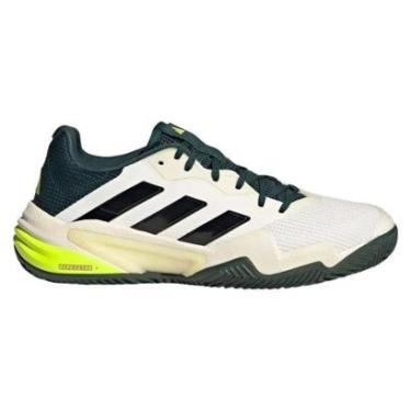 Imagem de Tênis Adidas Barricade 13 Off White e Preto Masculino-Masculino