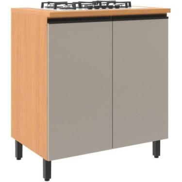 Imagem de Balcão de Cozinha Andria Móveis Sul 2 Portas com Tampo - MOVEIS SUL, A