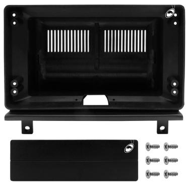 Imagem de Moldura 2 Din 9" ou 10" Flutuante Corsa G1 Hatch Sedan Classic Preta