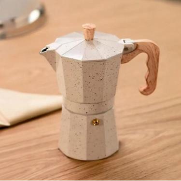 Imagem de Cafeteira Italiana Aluminio 6 Xicaras 300ml Vanilla - Brinox