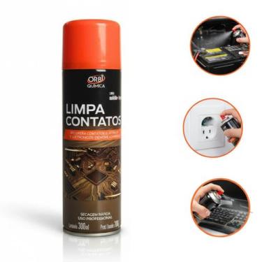 Imagem de Spray Limpa Contato Elétrico e Eletrônico 300 ML Orbi