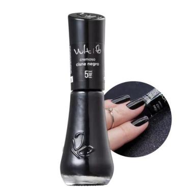 Imagem de Esmalte Preto Cisne Negro Cremoso Efeito Gel 5Free Vult 8ml