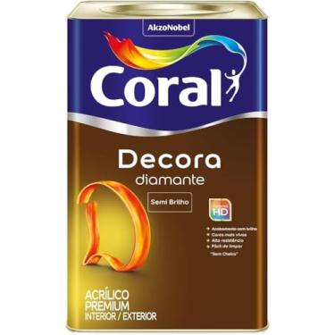 Imagem de DECORA DIAMANTE BRANCO 18L - CORAL
