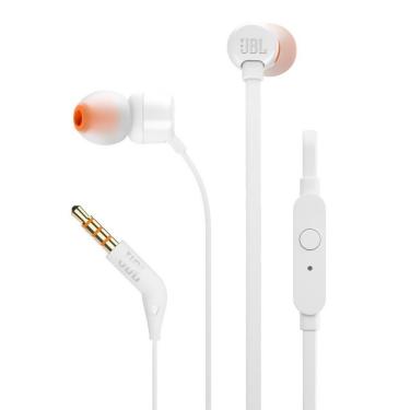 Imagem de Fone De Ouvido Jbl Tune T110 - Com Fio - Branco
