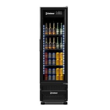 Imagem de Cervejeiro Expositor Imbera 244 Litros Porta De Vidro Full Black Ccv14