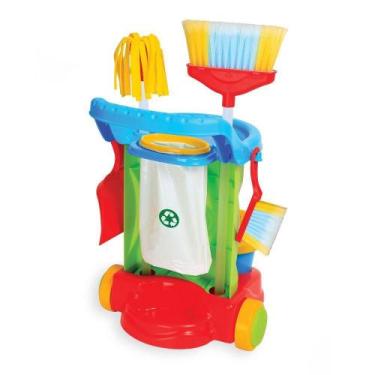 Imagem de Carrinho De Limpeza Infantil Brinquedo (carrinho Completo) - MARAL