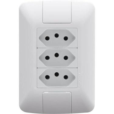 Imagem de Conjunto Com 3 Tomada 2p+t 20 Amperes - 250 Volts Aria - 57241079 - Tr