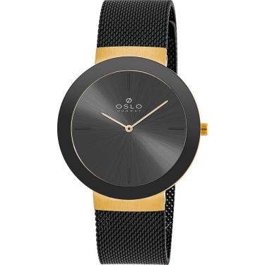 Imagem de Relógio Oslo Masculino Ref: Omtsss9t0025 P1px Slim Mesh Bicolor