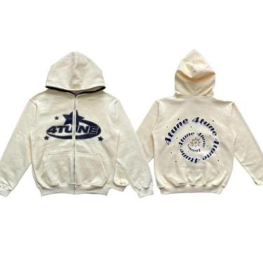Imagem de Moletom Feminino Oversized Retro Com Estampa De Estrela Y2K Estilo Str