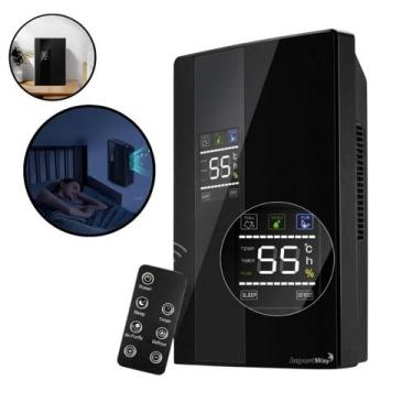 Imagem de Desumidificador Antimofo Secar Ar Elétrico 2000ml Visor Lcd Controle d