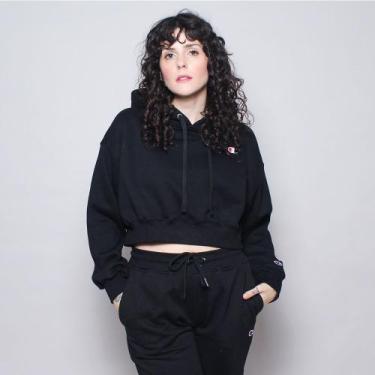 Imagem de Moletom cropped champion feminino logo c emb, GG