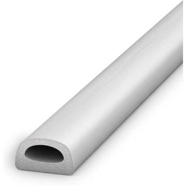 Imagem de Veda Frestas Adesivo 6mm Branco Isolamento Térmico Vedação Porta Janel